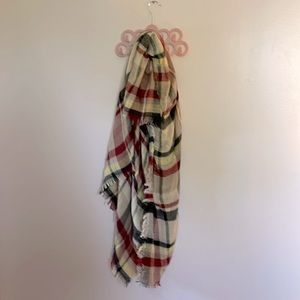 Large blanket scarf WITH hanger.